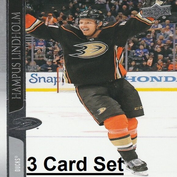 Hampus Lindholm Anaheim Ducks NHL Hockey Card Collection - 3 Card Set - Picture 1 of 4